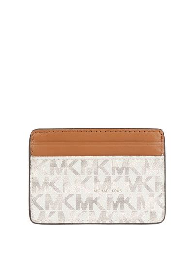 michael michael kors kartenetui jet set mit logo vanille|michael michael kors jet set logo tote vanilla .